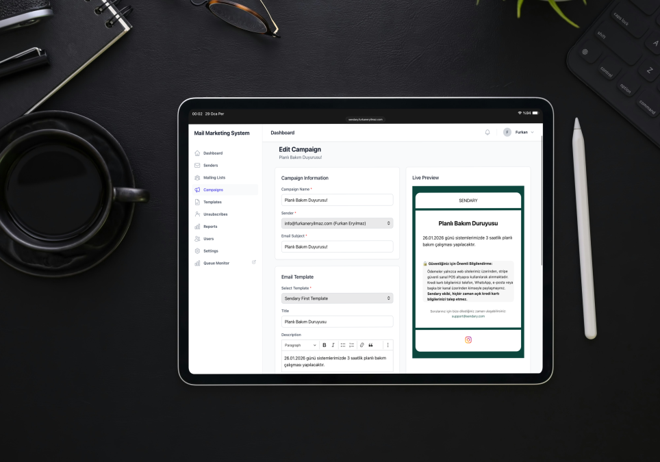 Sendary Mail Marketing